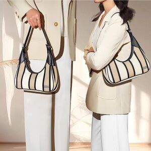 ✨NWT DOMAT Black and Cream Women's Bag